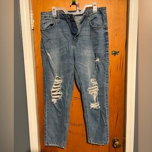 Wild Fable Jeans Mom Jean distressed High Rise size 14